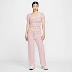 Nike Sportswear Phoenix Cozy Bouclé 女款短袖短版針織上衣