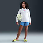 Playera de manga larga Dri-FIT UV para niña talla grande Nike Swim Hydroguard