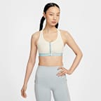Nike Swoosh Women's Medium-Support Padded Zip-Front Sports Bra