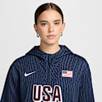 Chamarra de básquetbol Nike Dri-FIT ADV Game para mujer USA