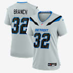 Brian Branch Detroit Lions Rivalries Collection Women's Nike NFL Game Jersey - Silver