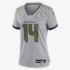 Jersey Nike de la NFL Game para mujer Sam Darnold Seattle Seahawks Rivalries Collection - Gris
