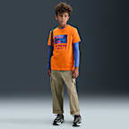 Playera para niños talla grande Nike Sportswear