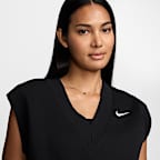 Nike Sportswear Phoenix Fleece Women's Loose V-Neck Sleeveless Cropped Top