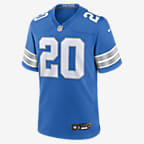 Barry Sanders Detroit Lions Men's Nike NFL Game Football Jersey - Blue