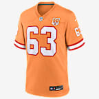 Lee Roy Selmon Tampa Bay Buccaneers 50th Anniversary Men's Nike NFL Game Jersey - Orange