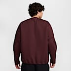 Sudadera de cuello redondo de tejido Fleece para hombre Nike Tech