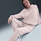 Dámské tepláky Nike Sportswear Phoenix Fleece se středně vysokým pasem