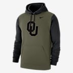 Oklahoma Olive Pack Men's Nike College Hoodie - Olive