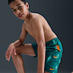 Shorts de vóleibol de 18 cm con forro de ropa interior para niño talla grande Nike Swim Breaker