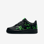 Nike Air Force 1 LV8 4 Big Kids' Shoes - Black/Green Strike/Vivid Purple/Black