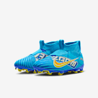 Nike Jr. Mercurial Zoom Superfly 9 Academy KM FG/MG 小/大童多種場地高筒足球釘鞋