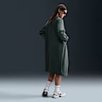 Cardigan oversized largo para mujer Nike Sportswear Phoenix Fleece