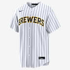 Christian Yelich Milwaukee Brewers Men's Nike MLB Replica Jersey