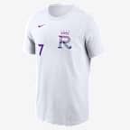 Bobby Witt Jr. Kansas City Royals City Connect Men's Nike MLB T-Shirt - White