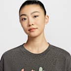 ナイキ スポーツウェア ウィメンズ オーバーサイズド クルーネック スウェットシャツ