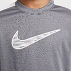 Playera de manga corta Dri-FIT para niños talla grande Nike Trophy23