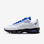 Blanco/Negro/Plata metalizado/Azul carrera