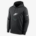 Philadelphia Eagles Icon Men’s Nike Therma NFL Pullover Hoodie - Black