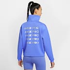 Nike Pro Women's Cropped Half-Zip Top