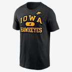 Iowa Legacy Alma Mater Men's Nike College T-Shirt - Black
