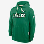 Philadelphia Eagles Alt Standard Issue Men's Nike Dri-FIT NFL Pullover Hoodie - Green