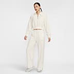 Nike Sportswear Women's Velour Cropped 1/4-Zip Top