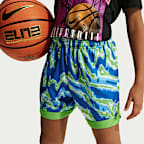 Shorts de básquetbol Dri-FIT de 13 cm para niños talla grande Nike Court