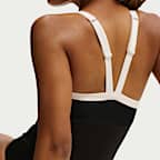 Traje de baño de una pieza con espalda en V para mujer Nike Swim