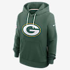 Green Bay Packers Sideline Women's Nike Dri-FIT NFL Pullover Hoodie - Green