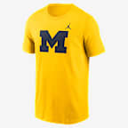 Michigan Wolverines Primetime Logo Men's Nike College T-Shirt - Amarillo