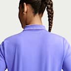 Nike Golf Club Women's Dri-FIT UV Long-Sleeve Golf Polo