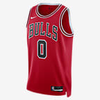 Jersey Nike Dri-FIT de la NBA Swingman para hombre Chicago Bulls Icon Edition 2022/23 - Rojo universitario