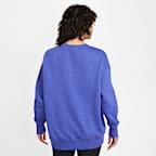 Sudadera oversized de cuello redondo de tejido Fleece para mujer Nike Sportswear Phoenix