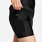 Nike Dri-FIT Swift Women's Mid-Rise 8cm (approx.) 2-in-1 Running Shorts with Pockets