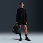 Playera Dri-FIT cropped oversized de cuello redondo para mujer Nike Prima