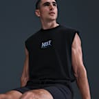 Playera de fitness sin mangas para hombre Nike