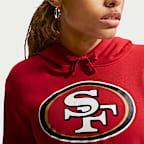 Sudadera con gorro sin cierre Nike de la NFL para mujer San Francisco 49ers Club