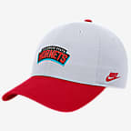 Delaware State Nike College Adjustable Cap - White