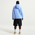 Sudadera de fútbol con gorro sin cierre Nike para hombre Uruguay Club