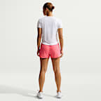 Shorts de correr Dri-FIT de tiro medio con forro de ropa interior para mujer Nike Tempo