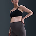 Nike (M) One Women's Dri-FIT High-Waisted 20.5cm (approx.) Biker Shorts With Pockets (Maternity)