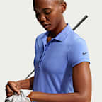 Polo de golf de manga corta Dri-FIT UV para mujer Nike Golf Club