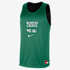 Jersey de entrenamiento Nike de la NBA de malla para hombre Boston Celtics Courtside