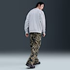 เสื้อคอกลมผ้าเฟรนช์เทรีขนาดโอเวอร์ไซส์ผู้ชาย Nike Club Fleece