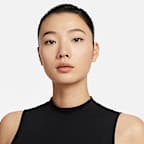 Nike One Fitted Women's Dri-FIT Mock-Neck Cropped Tank Top