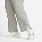 Nike Sportswear Phoenix Fleece Joggingbroek met hoge taille en wijde pijpen voor dames (Plus Size)