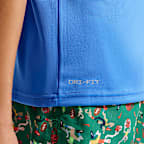 Playera de manga corta Dri-FIT UV para niño talla grande Nike Swim Hydroguard