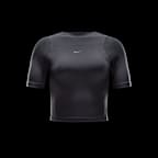 Nike Zenvy Rib Women's Dri-FIT Short-Sleeve Top