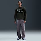 Sudadera de cuello redondo de tejido Fleece con detalles reflejantes para hombre Nike Tech